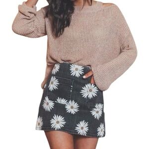 Show Me Your Mumu Rex‎ Mini Skirt Daisy Love Size Small